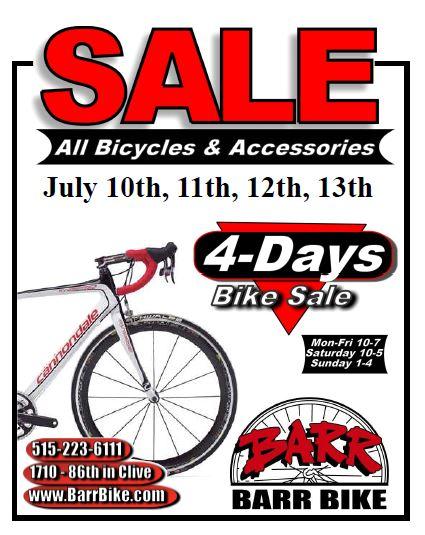 July 4th bike sales sale